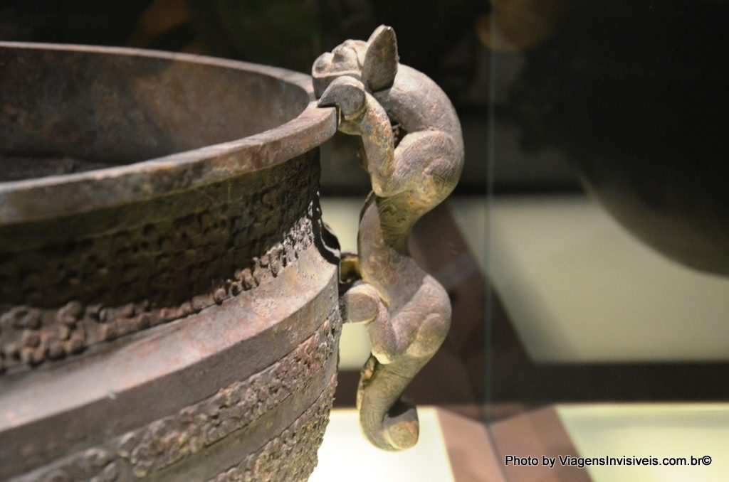 Galões antigos no Museu de Xangai, China