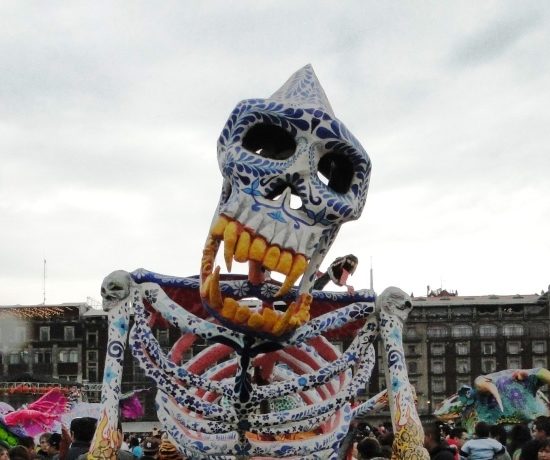 Caveira na Cidade do México