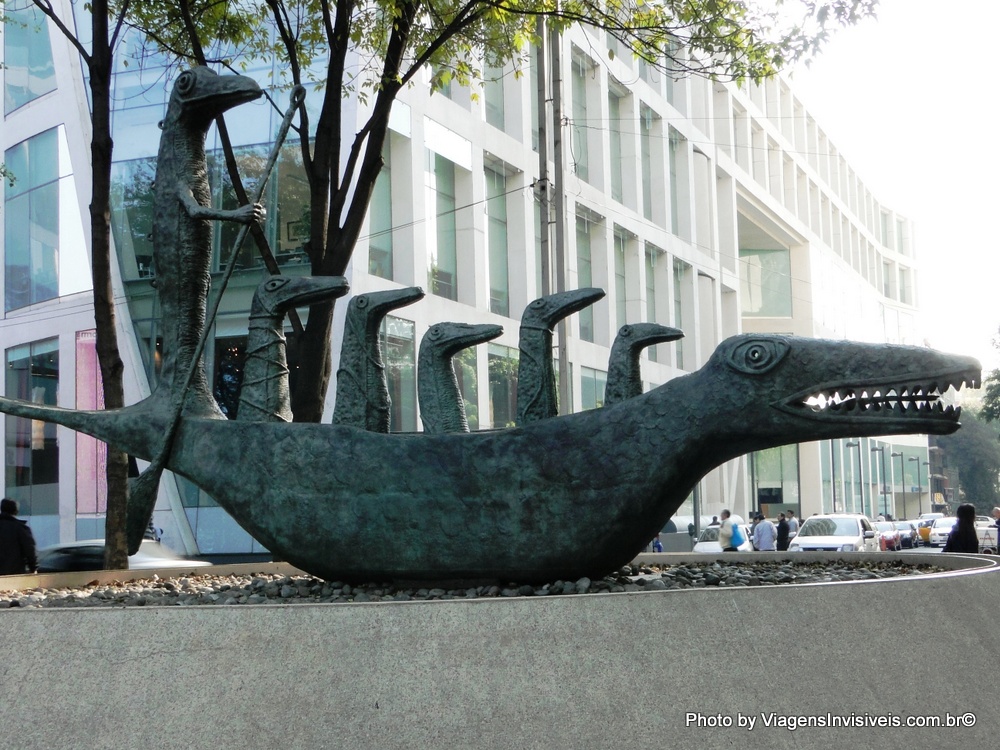 Esculturas ao longo do Paseo de la Reforma, Cidade do México, México