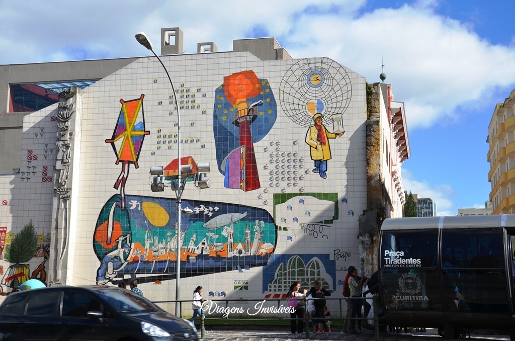 Mural de Poty na Tv. Nestor de Castro
