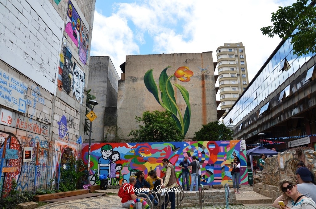 Praça no centro histórico