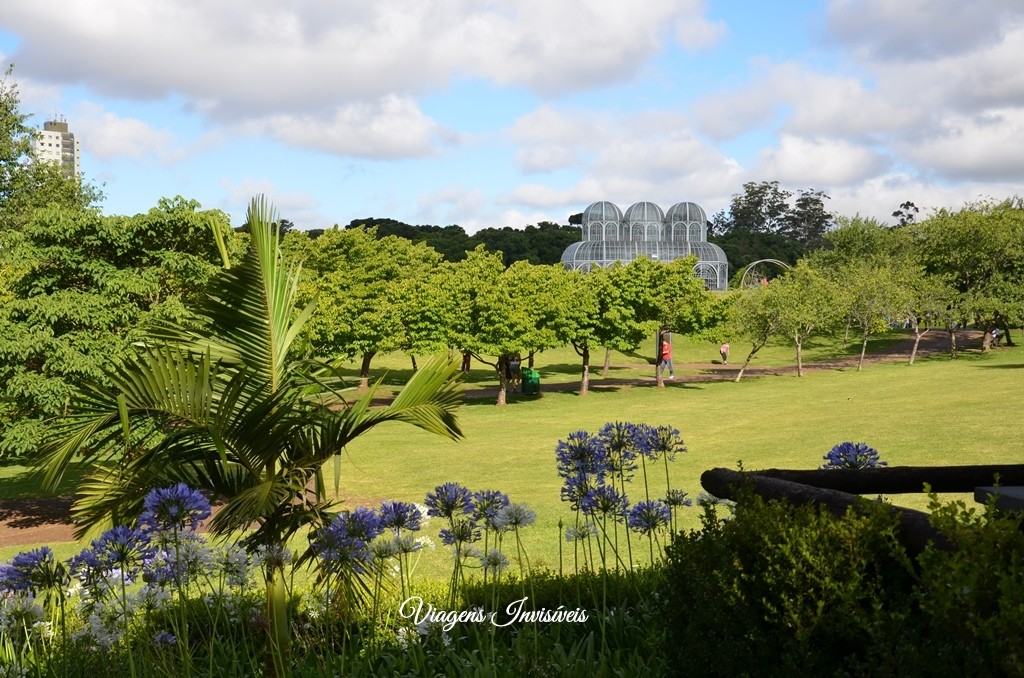 Vista do restaurante do Jardim Botânico de Curitiba