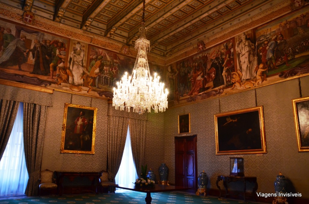 Sala amarela, palácio dos Grandes Mestres, Valetta, Malta