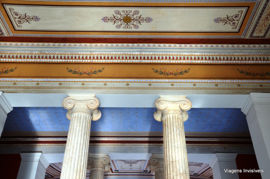 Colunas do Zappeion, Jardim Nacional, Atenas, Grécia