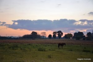 Pôr do sol, pousada Campotinto, Carmelo, Uruguai