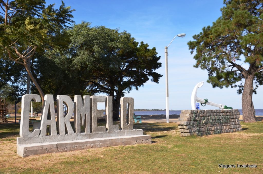 Placa em Playa Sere, Carmelo, Uruguai