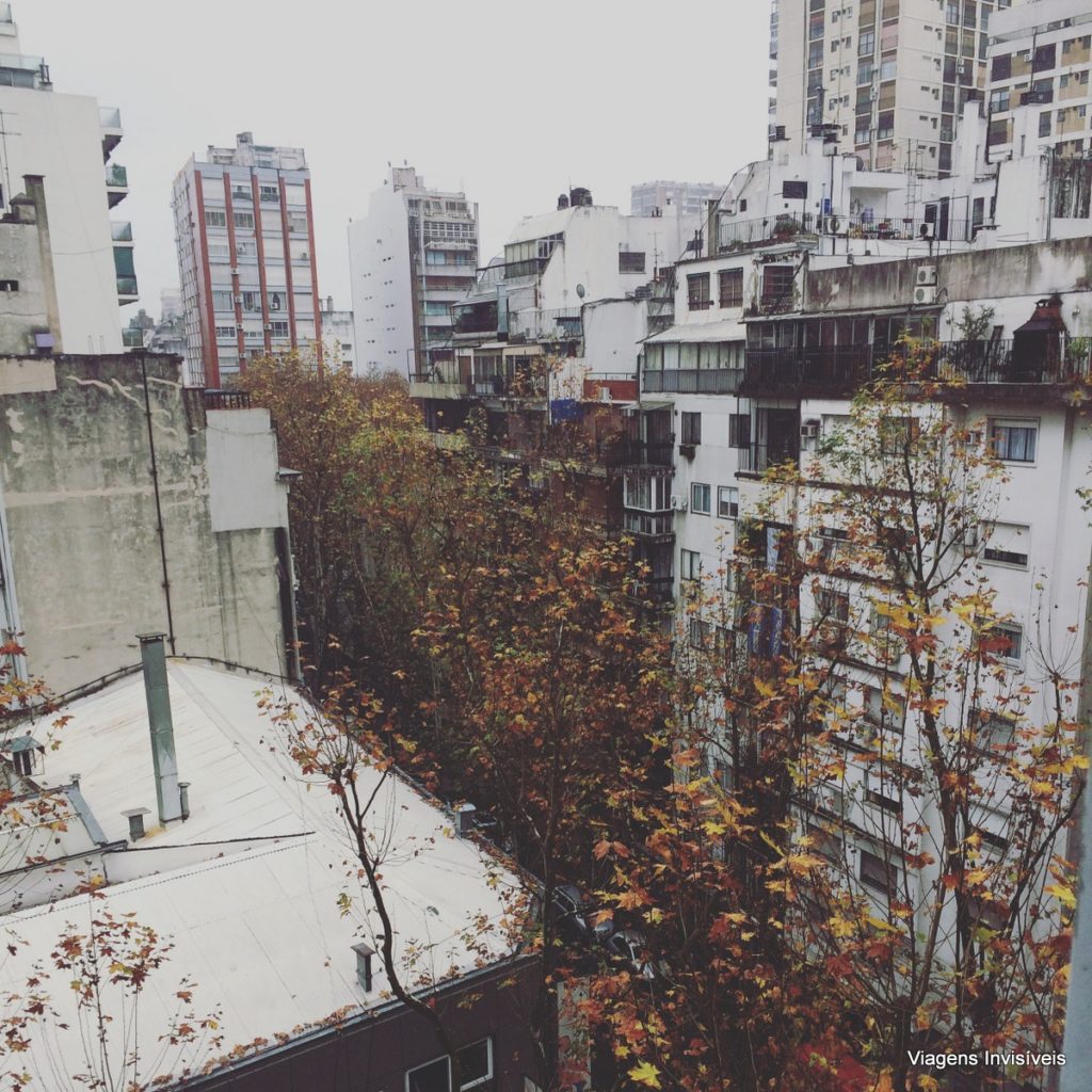 Vista da janela do quarto, Infinito Hotel, Palermo, Buenos Aires