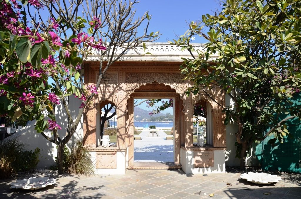 Restaurante Raaj Bagh, Udaipur, Índia