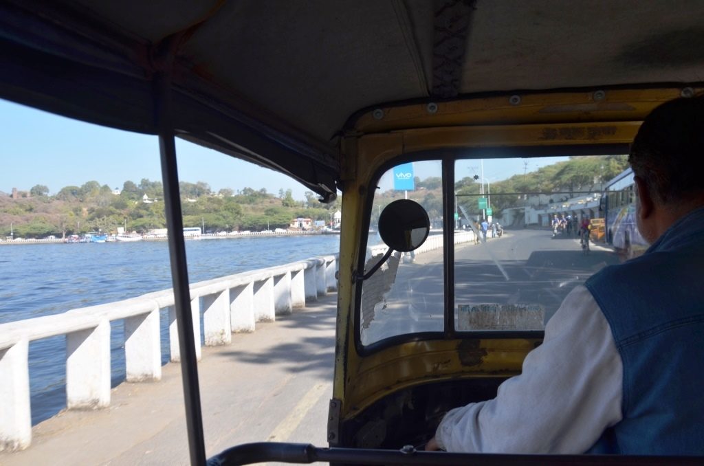 Tuk tuk até o Lago Fateh Sagar, Udaipur, India