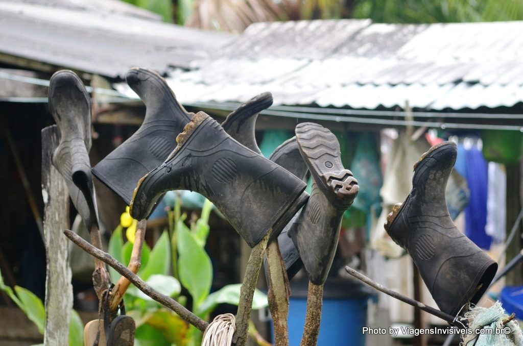 Calçado apropriado para o Amazonas