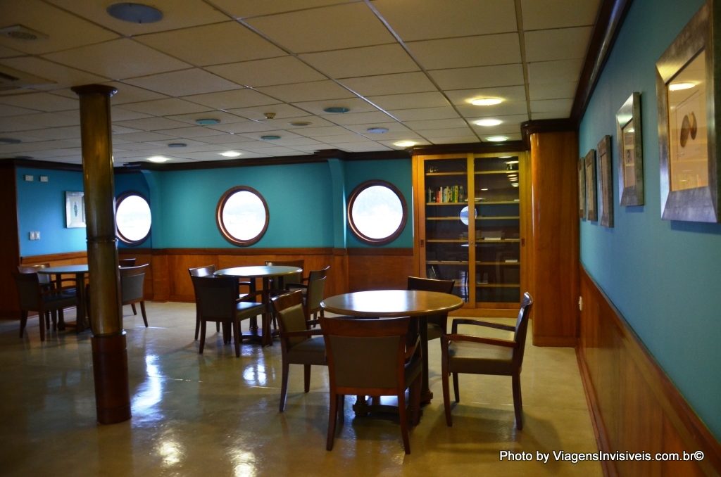 Sala de leitura, Navio Iberoestar Grand Amazon, Amazonas
