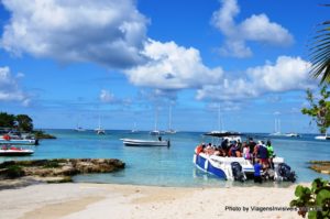 Lanchas até o veleiro para a Isla Saona, Bayahibe