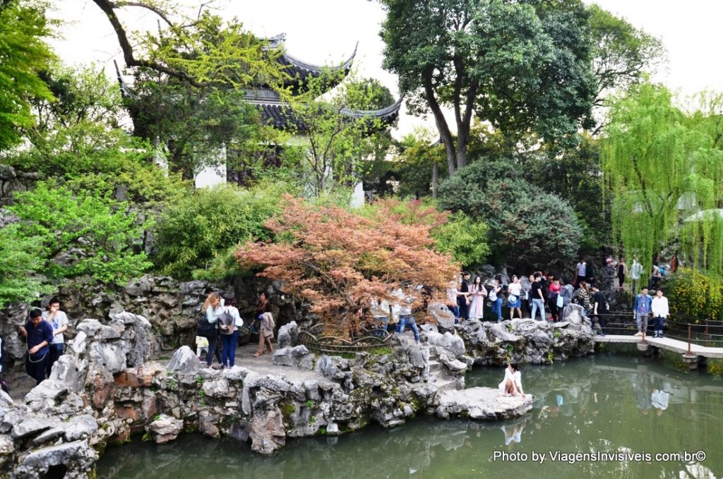 O labirinto do Lion Forest, Suzhou, China