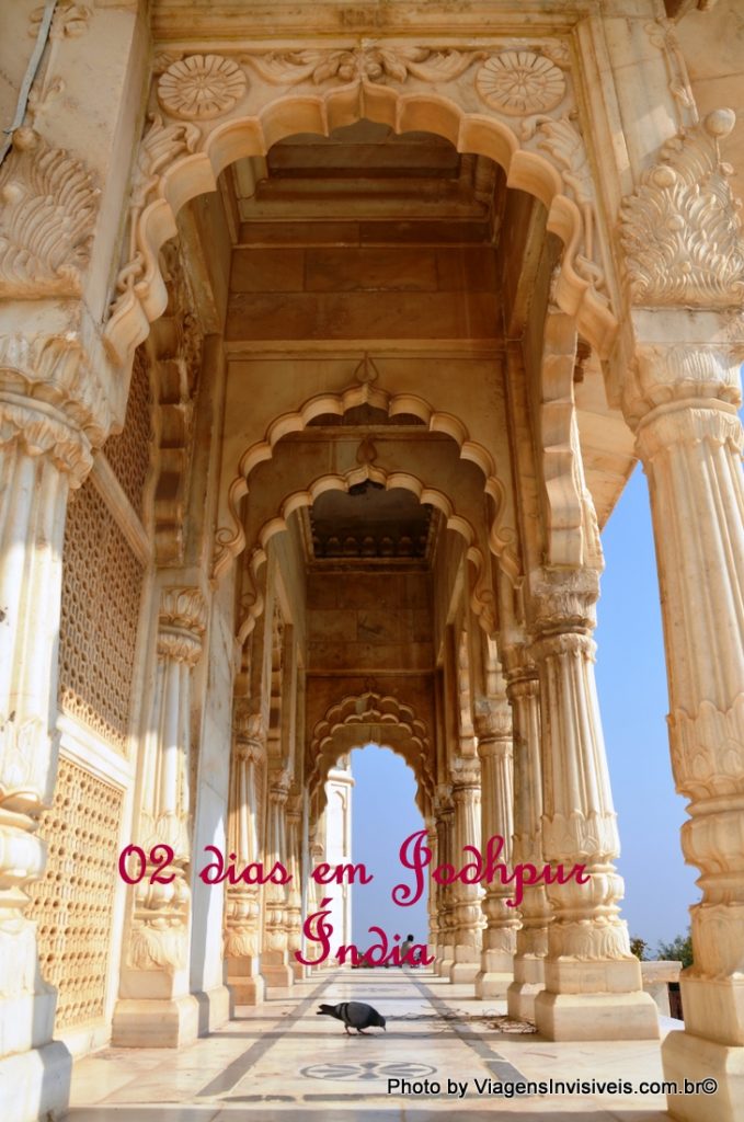Colunas maravilhosas, Jaswant Thada, Jodhpur, Índia