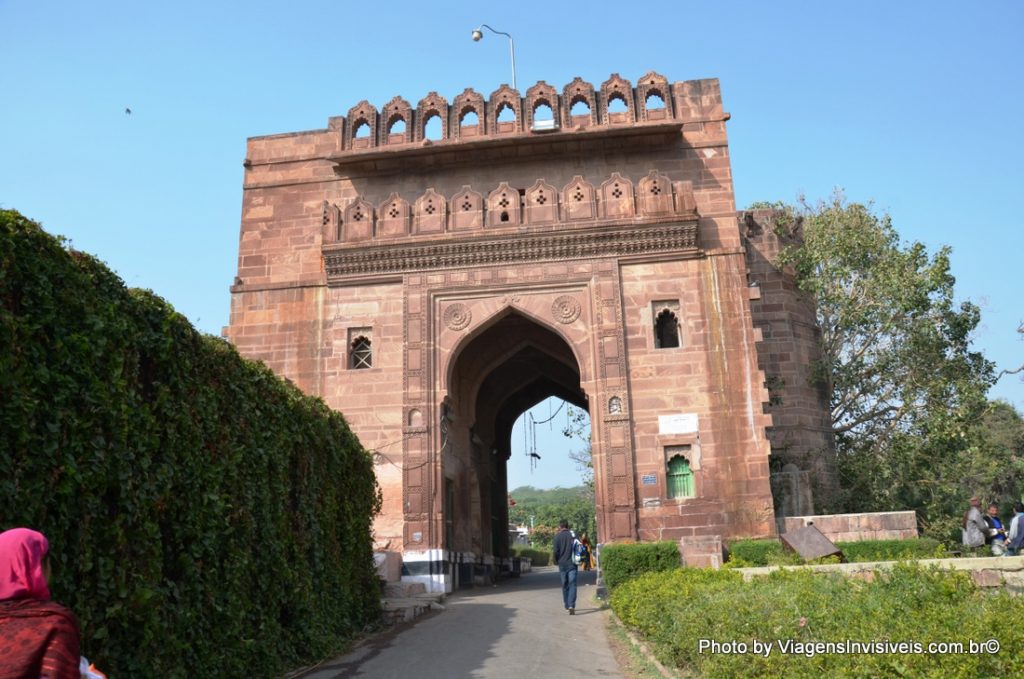 Entrada do Janana Palace, Jardim de Jodhpur, Índia