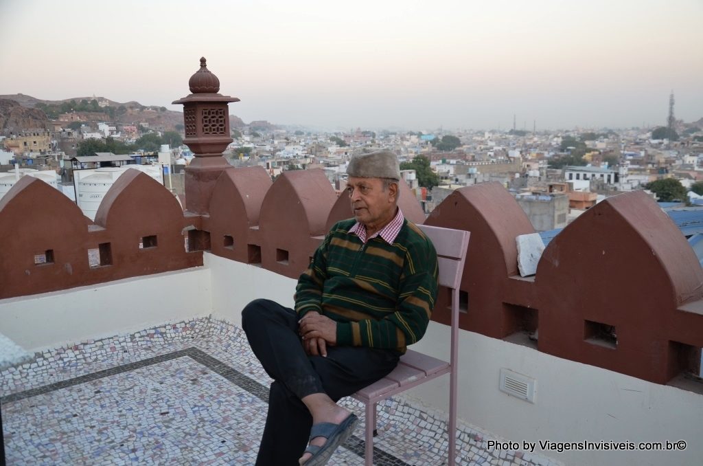 O nosso anfitrião em Jodhpur, Índia.
