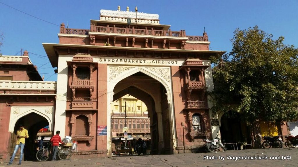 Portão do Sardar market, Jodhpur, Índia