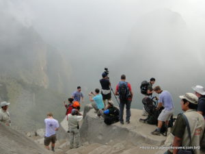 National Geografic gravando, Machu Picchu, Peru