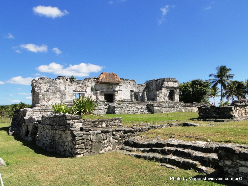 Ruínas Maias em Tulum. Tulum e Playa del Carmen, México