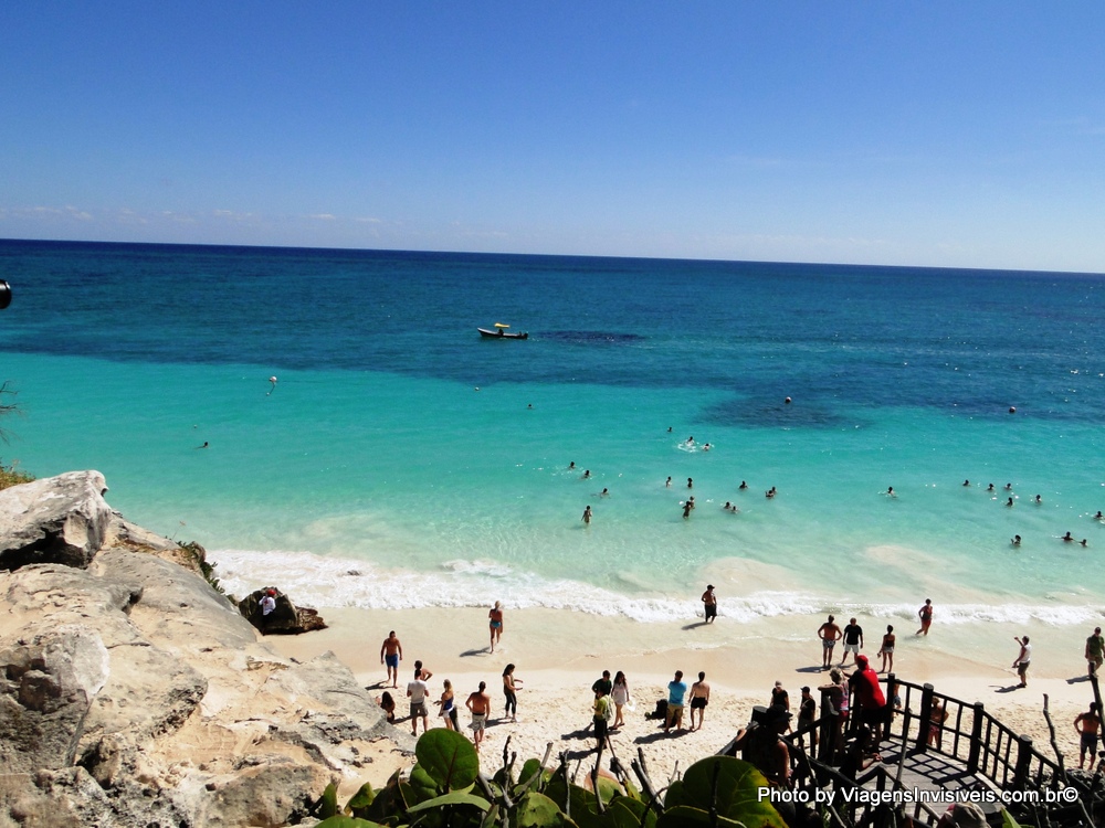 Se não bastasse as ruínas, olha a praia de Tulum, Tulum e Playa del Carmen, México