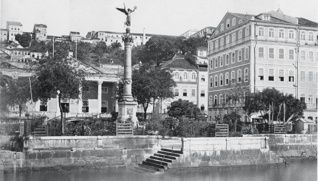 Monumento Riachuelo em 1885. Fotografia de Rodolpho Frederico Francisco Lindemann