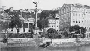 Monumento Riachuelo em 1885. Fotografia de Rodolpho Frederico Francisco Lindemann