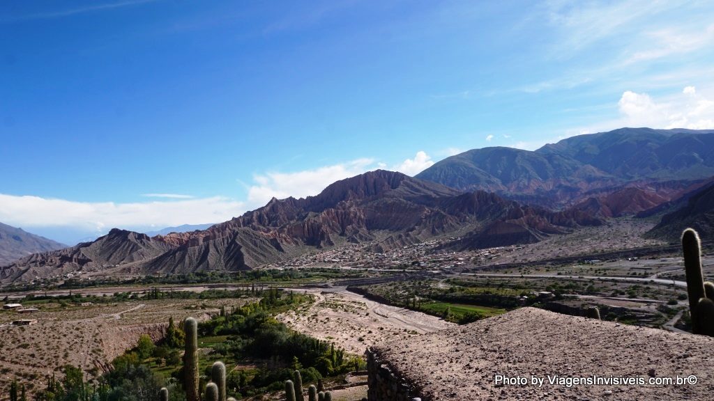 Vista do Pucará de Tilcara, Jujuy, Argentina