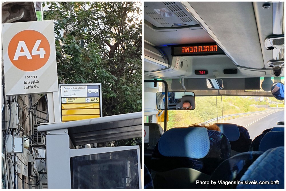 Ônibus para Aeroporto em Jerusalém