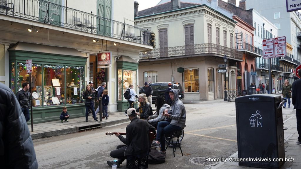 Jazz na Royal Street durante o dia, Diversão em Nova Orleans