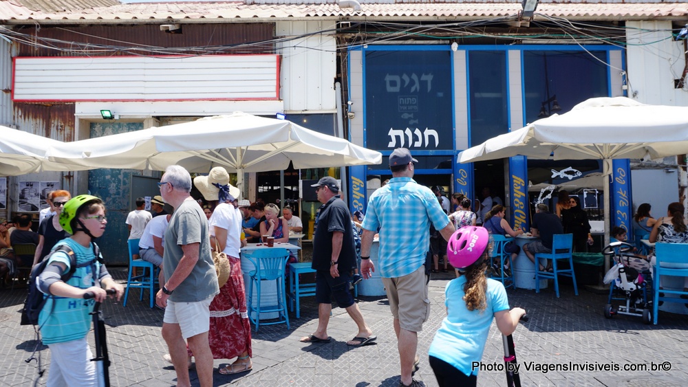 Mercado em Tel Aviv, várias opções