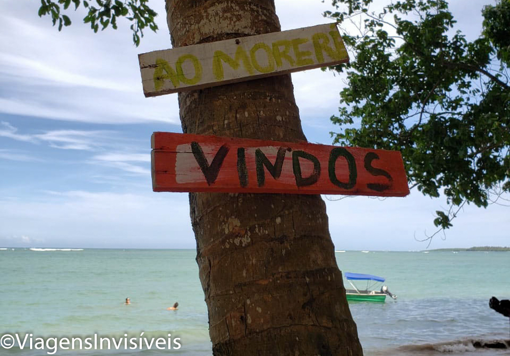 Bem vindo a Moreré, Ilha de Boipeba, Bahia
